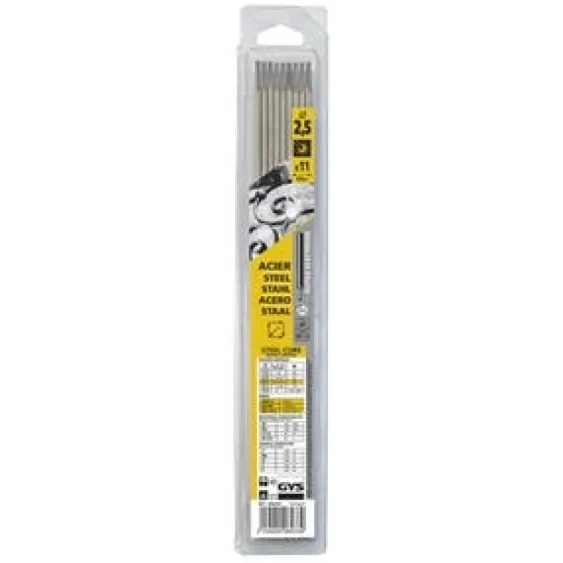New GYS Électrodes rutiles acier Ø2,5 mm (x11)