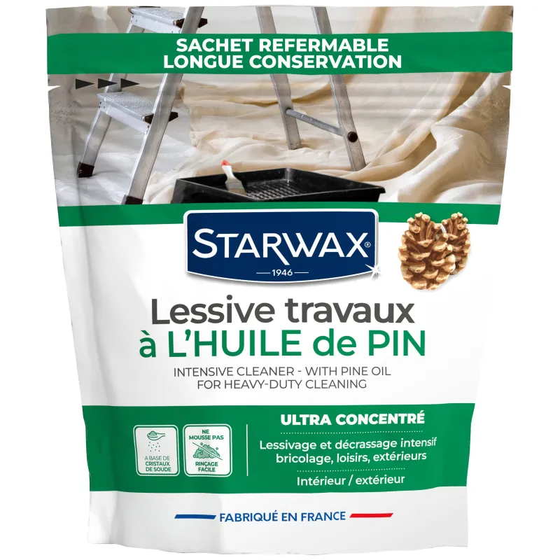 Outlet STARWAX Lessive travaux à l'huile de pin ultra concentré 1,4kg
