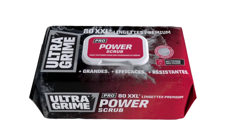 Outlet Lingettes XXL Power Scrub face texturée Ultra Grime (x80)
