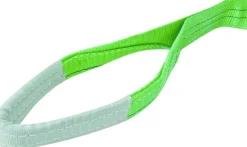 Clearance Élingue plate avec boucles 60 mm 2T 2m vert