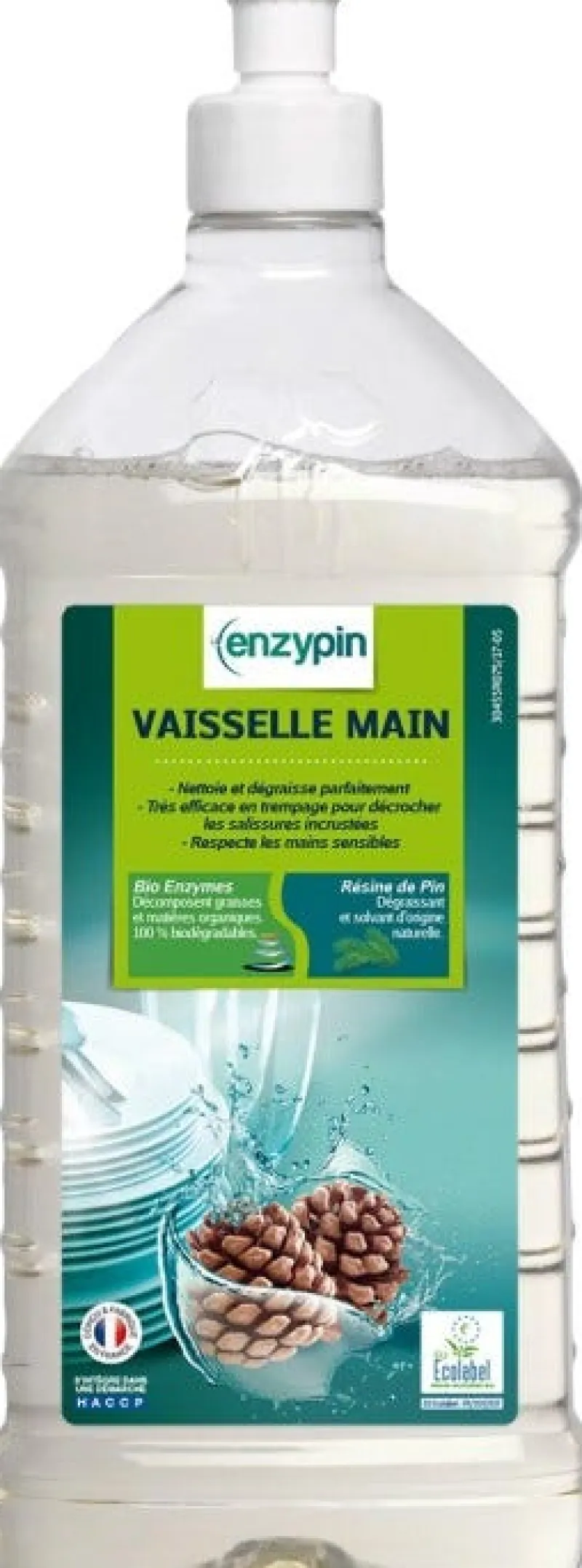 Clearance ENZYPIN Liquide vaisselle Main enzymatique résine de pin 1L