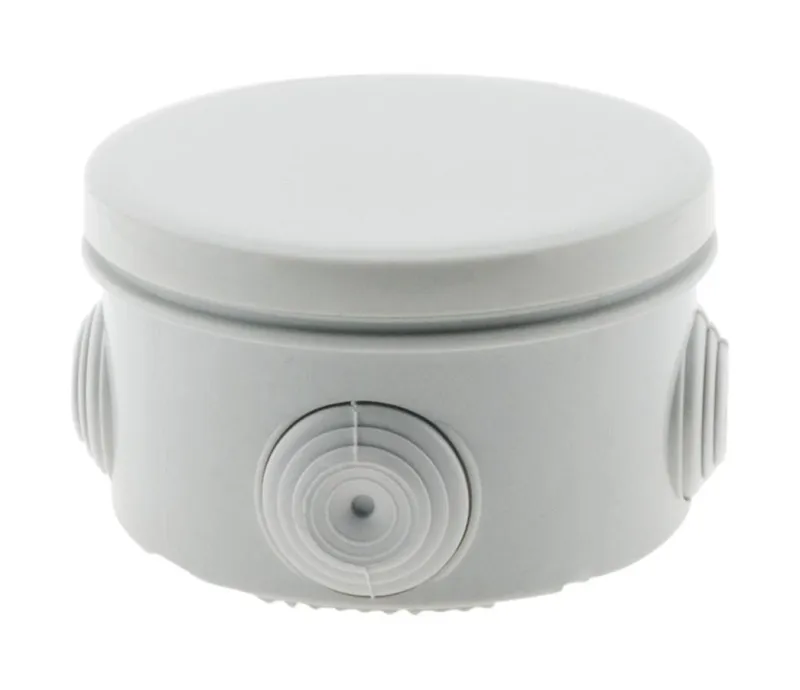 Discount ZENITECH Lot 3 boîtes étanches rondes 80x45mm blanc