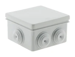 New ZENITECH Lot 3 boîtes étanches 80x80x46mm blanc