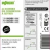 WAGO Lot de 20 bornes 2-3-5 entrées série 221