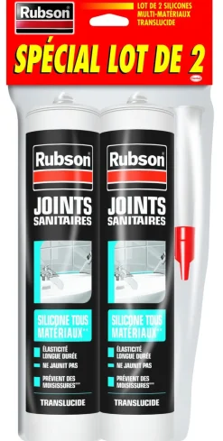 Clearance RUBSON Lot de 2 cartouches mastic HD email/synthétique 280ml transp