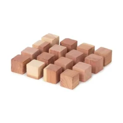 Lot de 16 cubes antimites en cède naturel Oregon