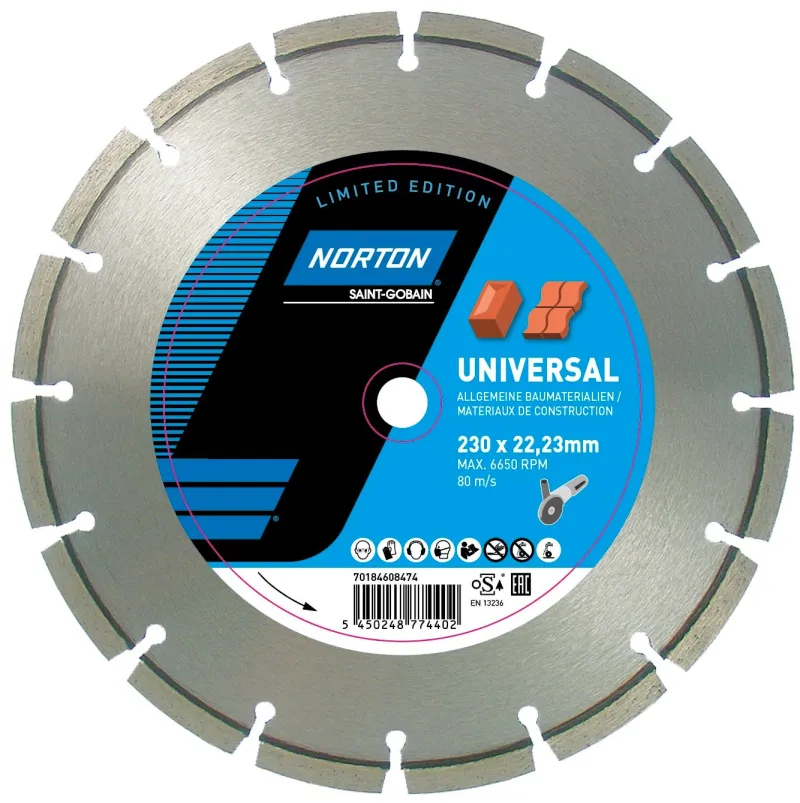 Online NORTON Lot de 2 disques diamant 230 mm Universal