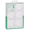 SCHNEIDER Lot de 5 va-et-vient Odace style blanc