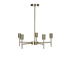 MATHIAS Lustre VIVY 5 lampes laiton H60,5 Ø52cm