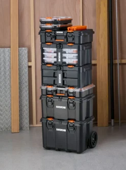 Hot KETER Mallette à outils électriques Stackn'Roll Worx