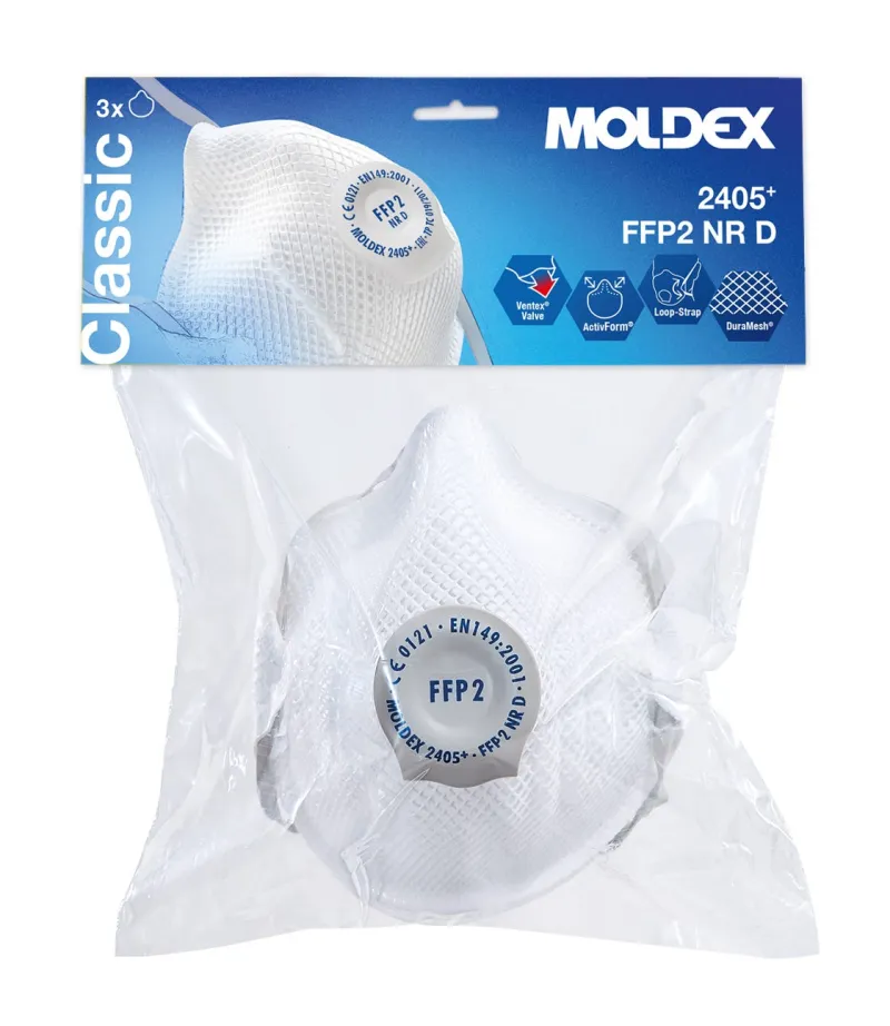 Clearance Masque FFP2 NR D avec soupape Classic (x3)