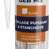 Hot GEB Mastic-colle MS polymère blanc 280 ml