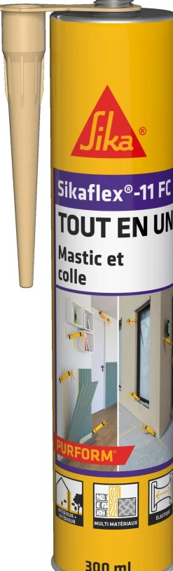 Discount SIKA Mastic colle flex -11 FC Tout en un beige - 300ml