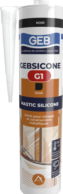 Hot GEB Mastic silicone SICONE G1 310 ml noir