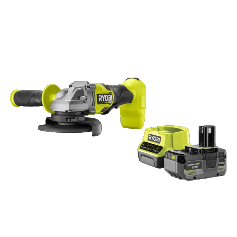 Sale RYOBI Meuleuse 125 mm Brushless 18V ONE+ HP (1x4Ah) + chargeur