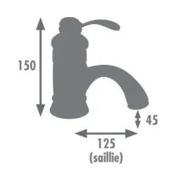 Best EDOUARD ROUSSEAU Mitigeur bain douche Byron chromé ROUSSEAU
