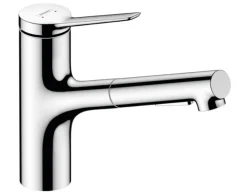 HANSGROHE Mitigeur de cuisine 150 EcoSmart douchette 2jets chrome