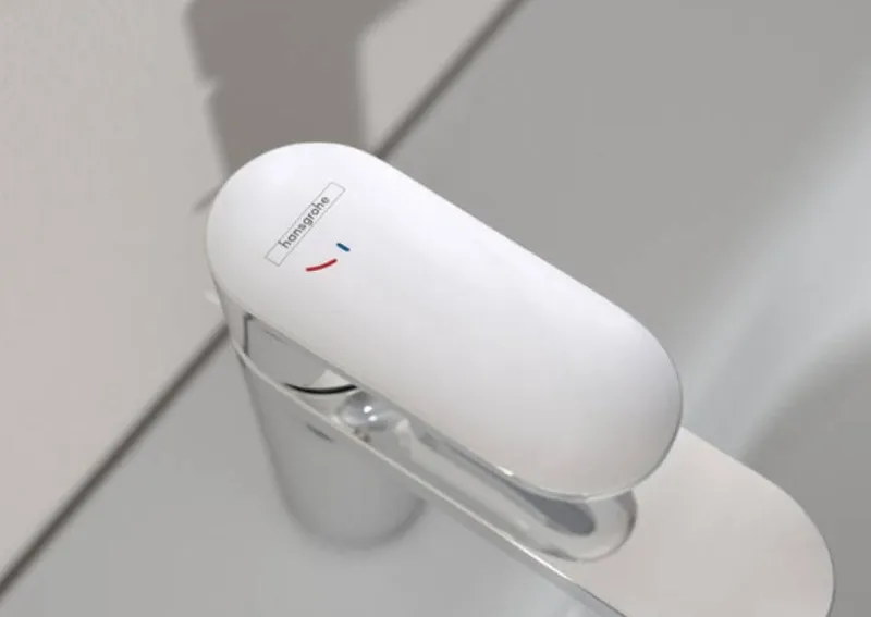 New HANSGROHE Mitigeur de lavabo 100 CoolStart avec tirette +vidage chrome