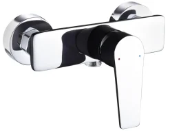 Outlet EDOUARD ROUSSEAU Mitigeur douche Oolong chromé noir ROUSSEAU