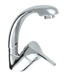 New EDOUARD ROUSSEAU Mitigeur lavabo Edinburgh courbé chromé ROUSSEAU