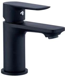 Online EDOUARD ROUSSEAU Mitigeur lavabo Idoya noir ROUSSEAU