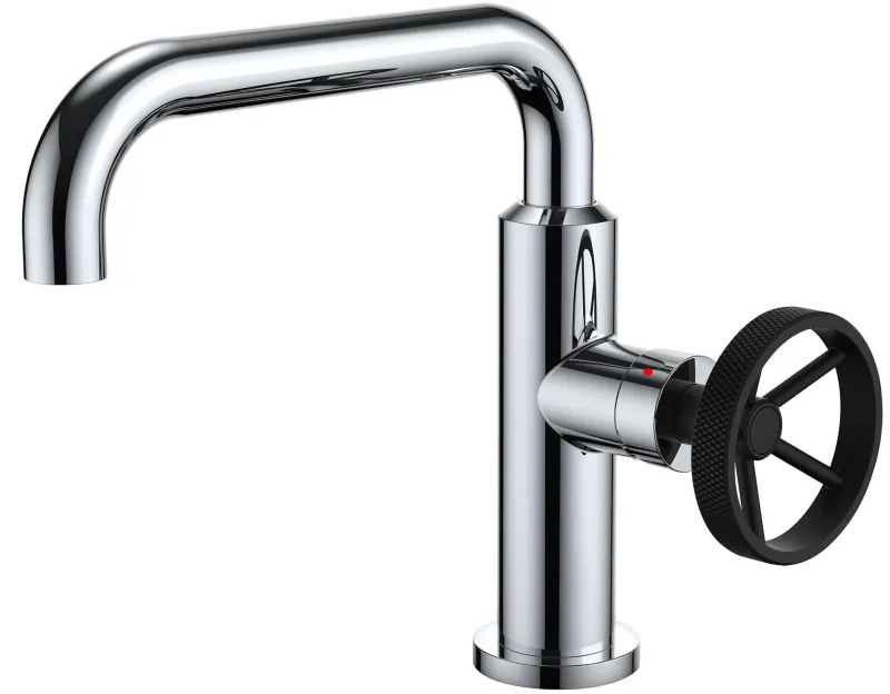 Outlet EDOUARD ROUSSEAU Mitigeur lavabo industriel bec mobile chromé ROUSSEAU