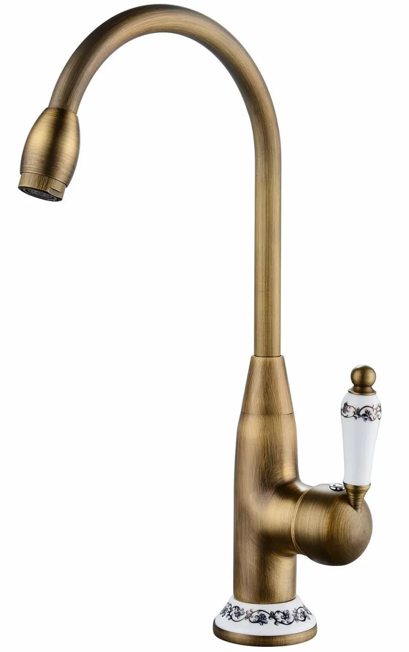 Best EDOUARD ROUSSEAU Mitigeur évier Marple vieux-bronze ROUSSEAU