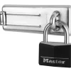 Online MASTER LOCK Moraillon corps acier trempé 11,5cm noir mat