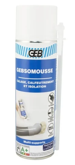 New GEB Mousse polyuréthane SOMOUSSE aérosol 500ml