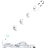 VOLTMAN Multiprise compteur conso WI-FI Mult-e bloc blanc