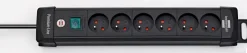 Best BRENNENSTUHL Multiprise électrique Premium Plus 6 prises, 3 m noir