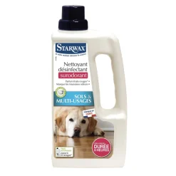 Discount STARWAX Nettoyant désinfectant surodorant animal 1L