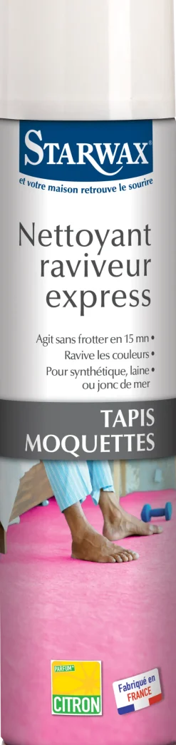 Hot STARWAX Nettoyant express moquettes aérosol 600ml