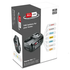 Outlet BOSCH Pack batterie PBA Alliance 18V 1x4,0Ah + chargeur AL 1830 CV