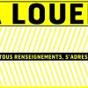 Discount CHAPUIS Panneau de signalisation "A louer" PVC adhésif