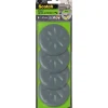 Best SCOTCH Patin glisseur tout terrain adhésif Ø80mm gris métal (x4)