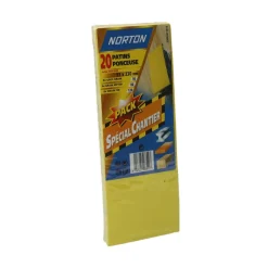 Outlet NORTON 20 patins de ponçage 93x230mm grains assortis