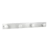 Clearance Patère classic 4 têtes hêtre blanc