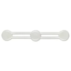 Online Patère 3 têtes Ø 65mm 425mm acier époxy blanc