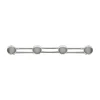 Clearance Patère 4 têtes Ø65x610mm acier chromé