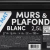 New Peinture acrylique pour murs/plafonds blanc mat 2,5L