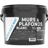 Hot Peinture acrylique pour murs/plafonds blanc mat 10L