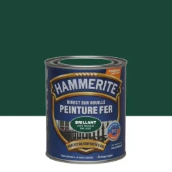 Clearance HAMMERITE Peinture Antirouille brillant Vert Basque 0,75 L