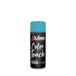 Clearance JULIEN Peinture Aérosol Color Touch Brillant Bleu Caraibes 400 ml