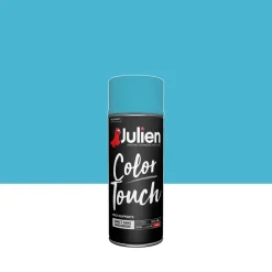 Clearance JULIEN Peinture Aérosol Color Touch Brillant Bleu Caraibes 400 ml