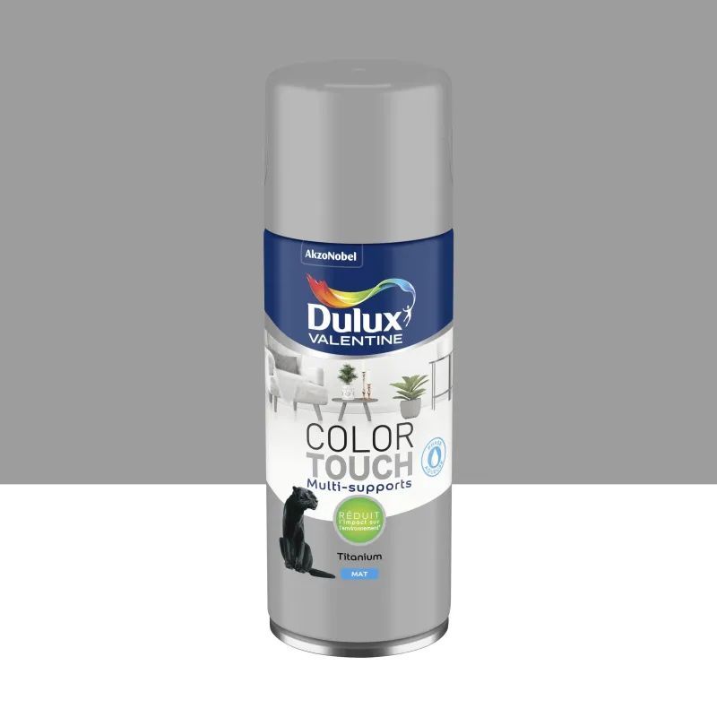 Online DULUX VALENTINE Peinture aérosol color touch mat titanium 400ml