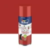 Outlet DULUX VALENTINE Peinture aérosol color touch satin rouge feu 400ml