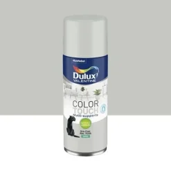 DULUX VALENTINE Peinture aérosol Color Touch Satin Gris Clair 400ml