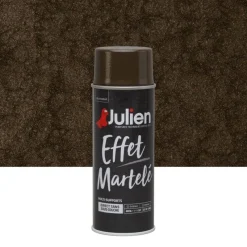 Clearance JULIEN Peinture aérosol effet martelé 400 ml marron