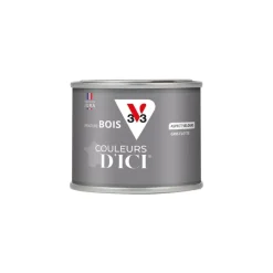 Discount V33 Peinture bois extérieur couleurs d'ici gris flotté 125ml